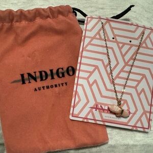 Indigo authority necklace